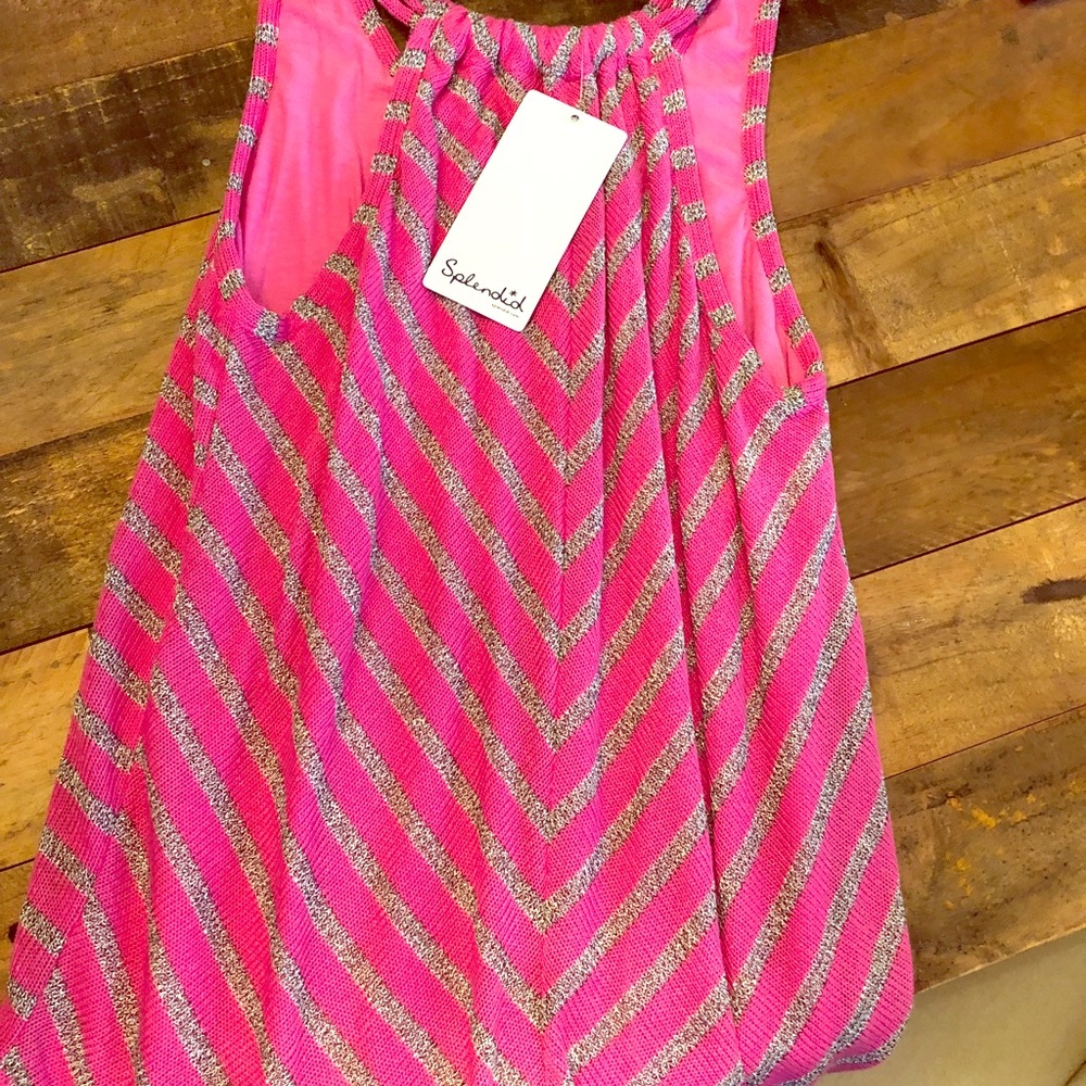 Long Foley sweater tank